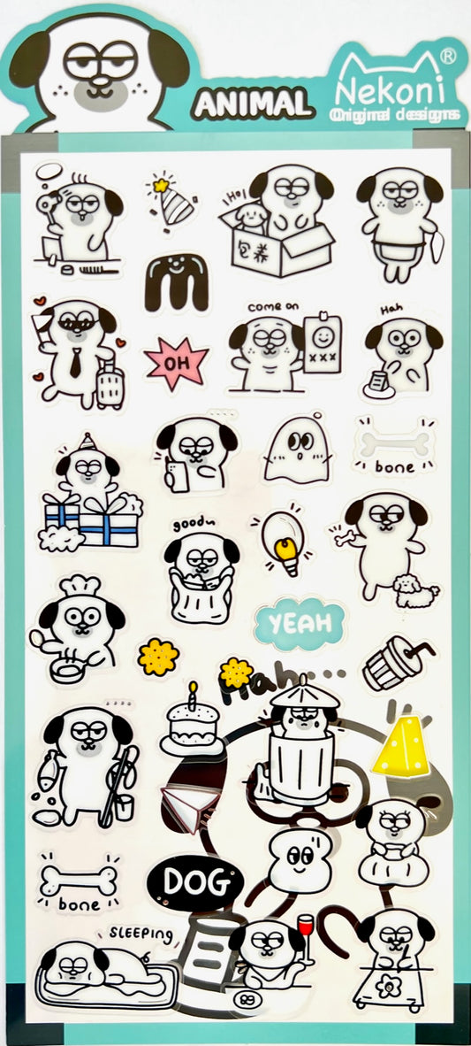 51145 DOG ANIMAL STICKERS-10