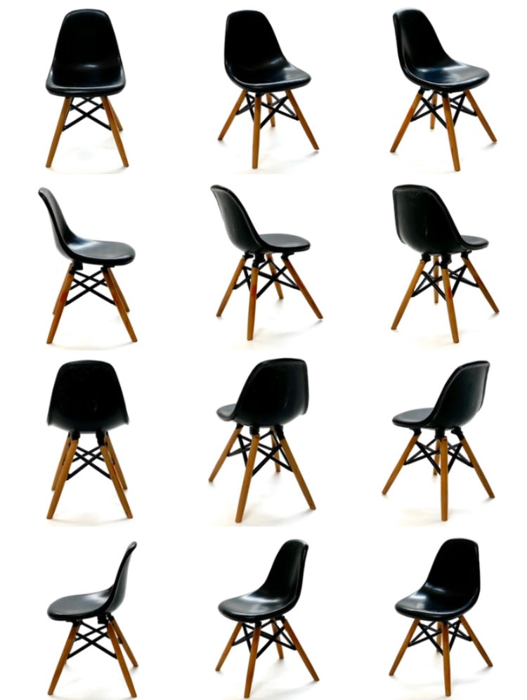 75142 DSW Dining Chair-Black-1