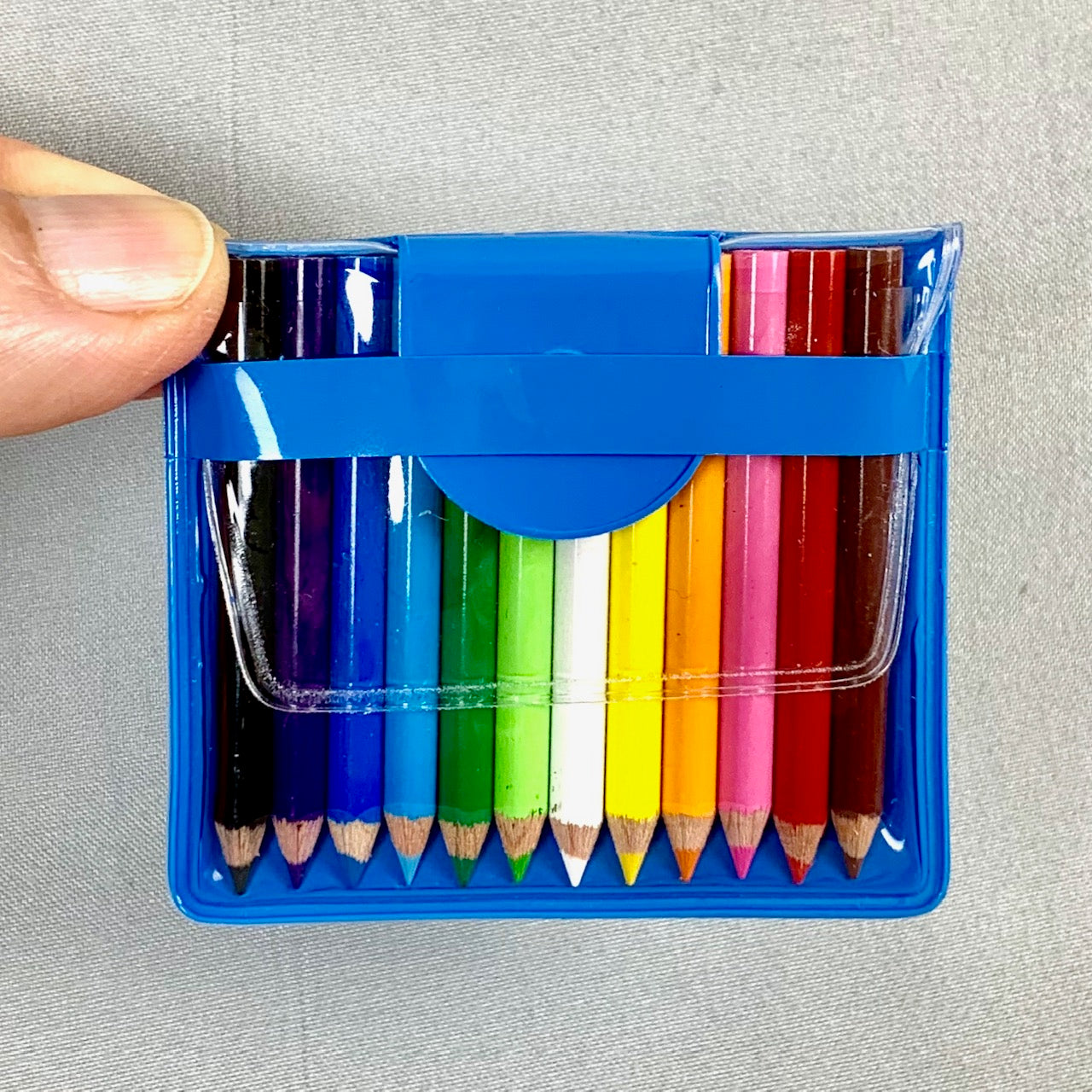 21613  12 Mini Pencils in Pouch Bulk-100