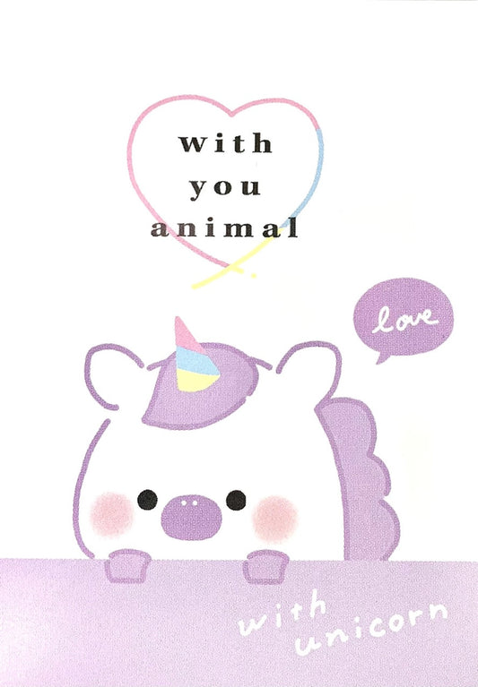 X 200732 KAMIO Unicorn Mini Notepads-DISCONTINUED