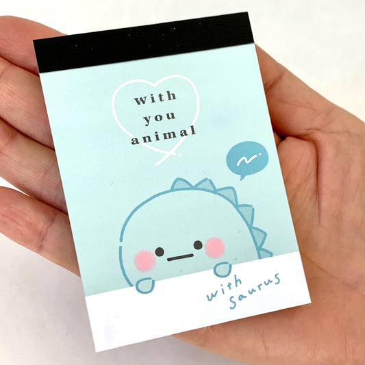 X 200735 KAMIO Dinosaur Mini Notepads-DISCONTINUED
