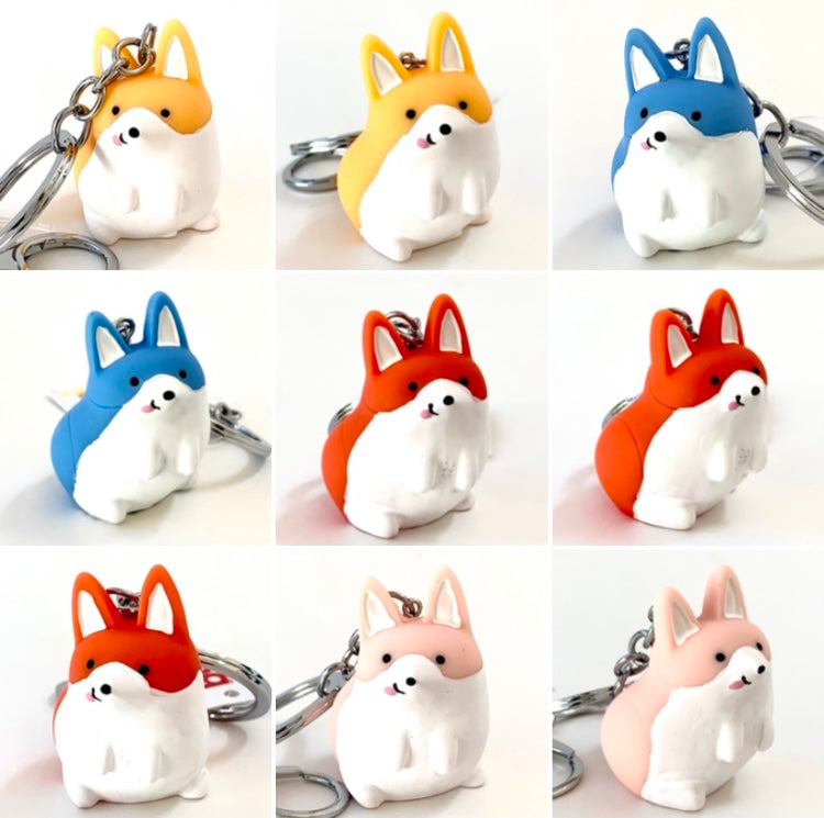 X 12005 CORGI CHARM with keyring-DISCONTINUED