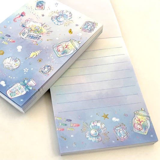 X 14523 Qlia Seashell Petit Notepad-DISCONTINUED