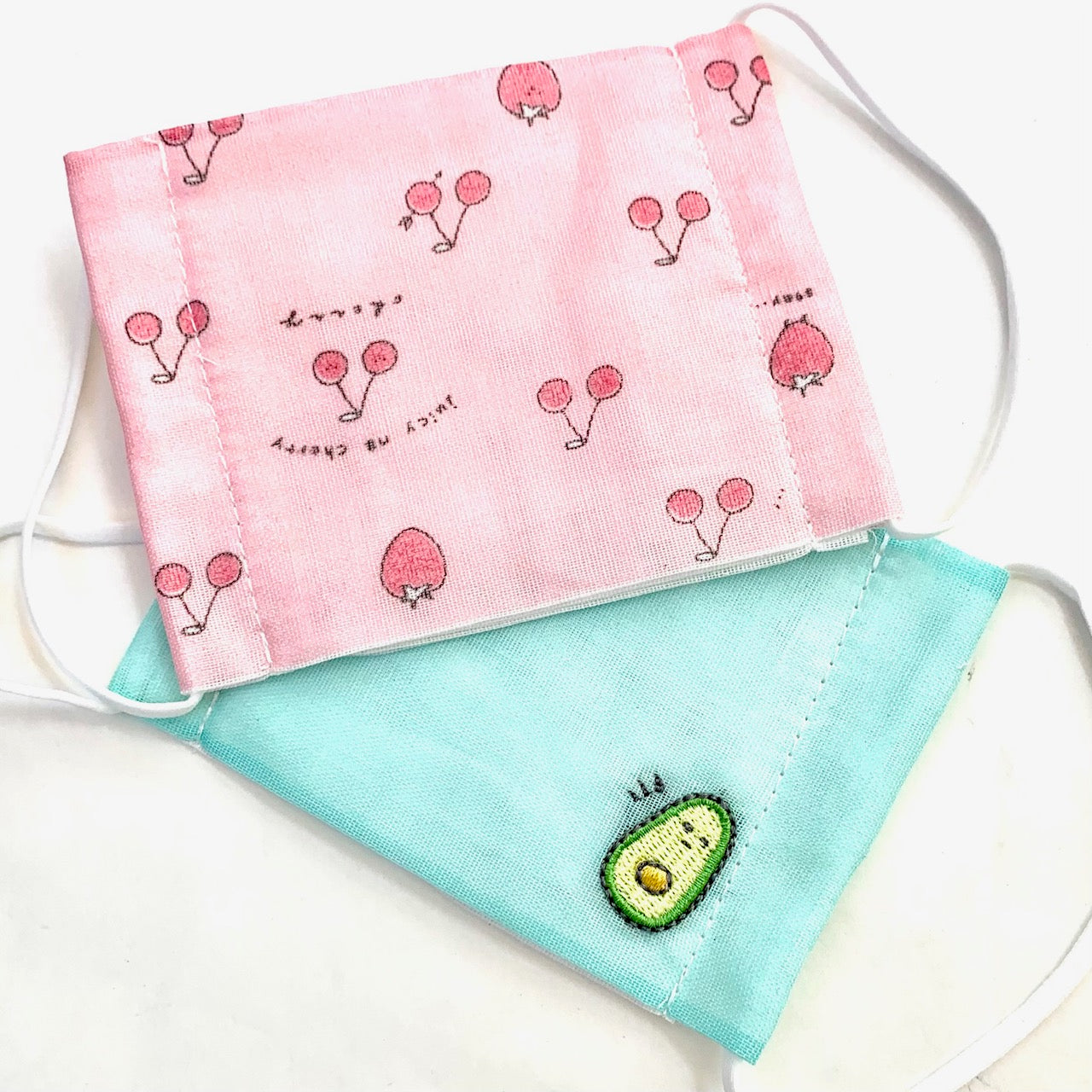 X 295502 Kamio Avocado/Cherry 2 Pack Face Mask-DISCONTINUED