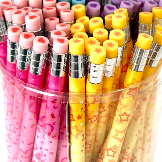 X 21235 Camel STAR-HEART SLIM HB Short Pencils-DISCONTINUED