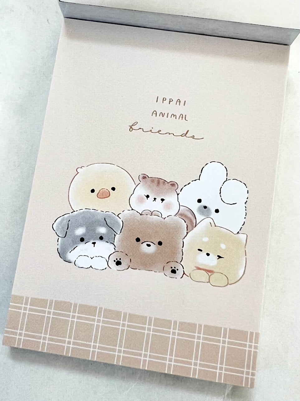 111748 Animal Ippai Mini Notepad-10