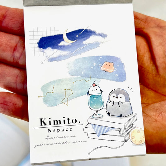 111750 Penguin Kimito & Space Mini Notepad-10