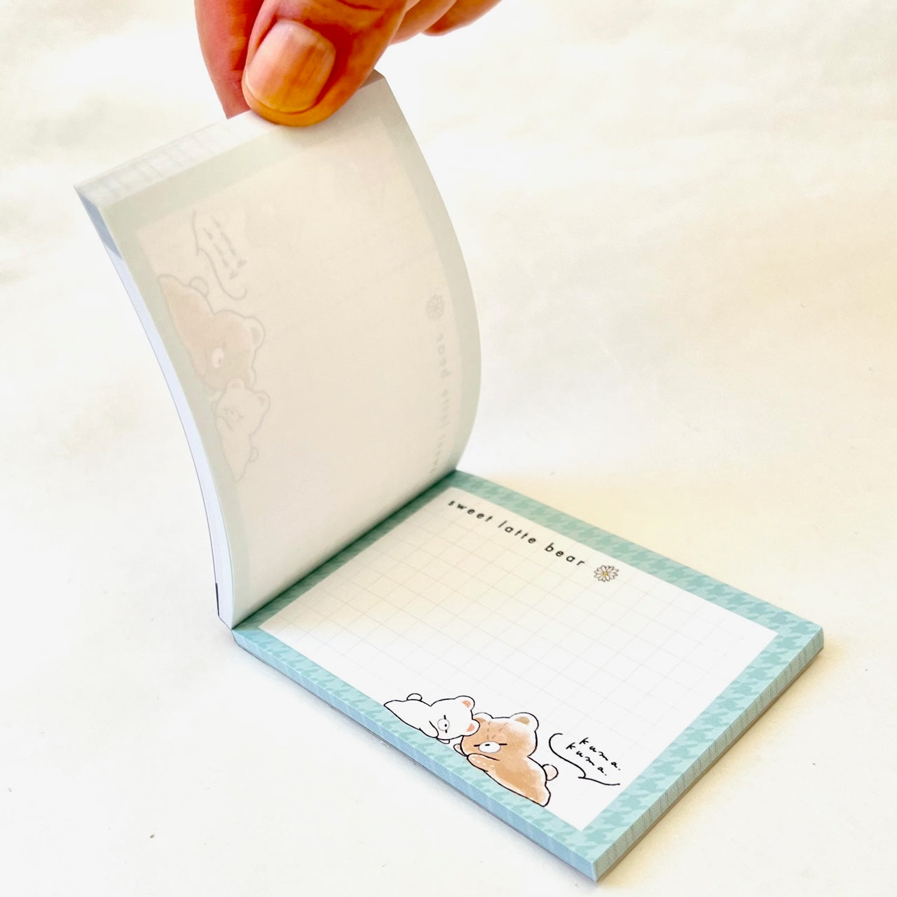 206122 Sweet Latte Bear Nesoberi Mini Notepad-10