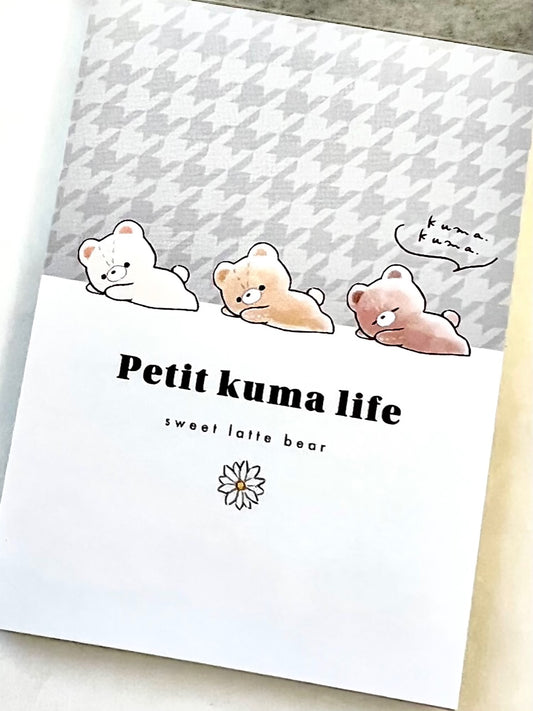 206122 Sweet Latte Bear Nesoberi Mini Notepad-10