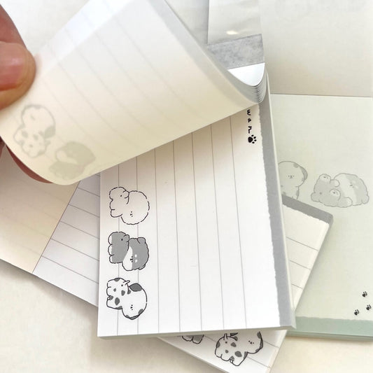 208154 Puppy Yuruwan Mini Notepad-10