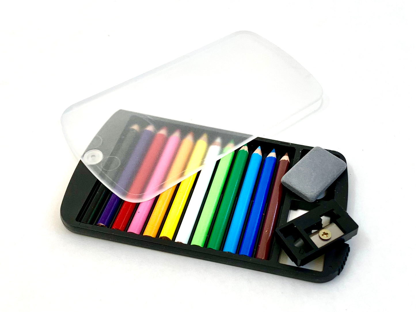 22130 Mini Pencils In Case Set-Clear-20