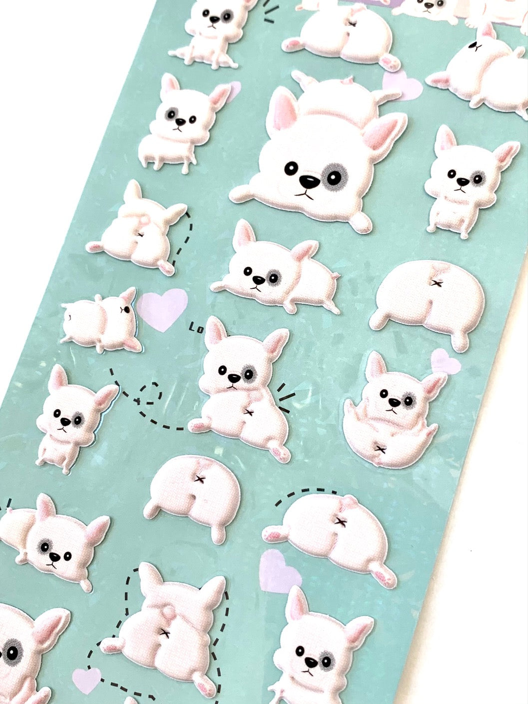 Puffy Puppy Stickers - FLAX art & design