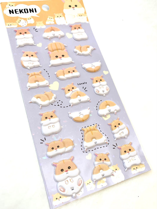 50480 HAMSTER PUFFY STICKER-10