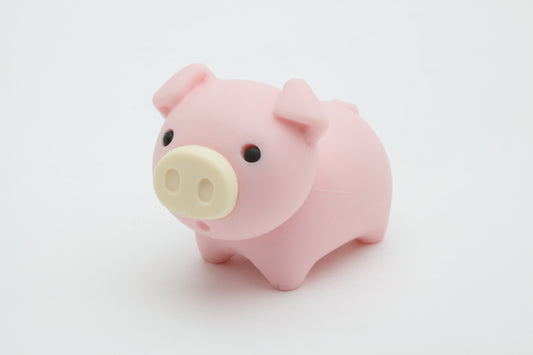 X 38039 IWAKO PINK PIG ERASERS-DISCONTINUED