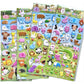 11013 Cartoon Animals Puffy Assorted Stickers-12