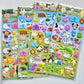 11013 Cartoon Animals Puffy Assorted Stickers-12