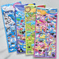 11013 Cartoon Animals Puffy Assorted Stickers-12