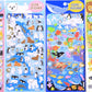 11013 Cartoon Animals Puffy Assorted Stickers-12