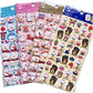 11014 Animals Puffy Assorted Stickers-12