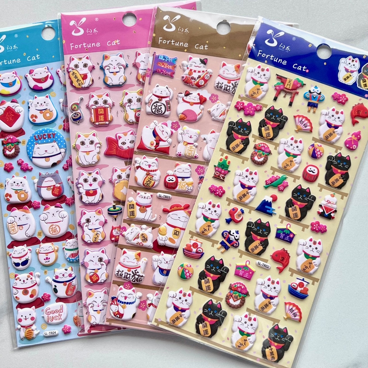 11014 Animals Puffy Assorted Stickers-12