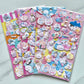 11015 Welcome Cat Puffy Assorted Stickers-12