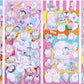 11015 Welcome Cat Puffy Assorted Stickers-12