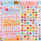 11018 Mini Puffy Assorted Stickers-12