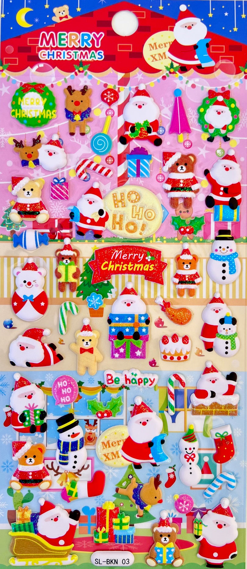 11026 Christmas Assorted Stickers-12