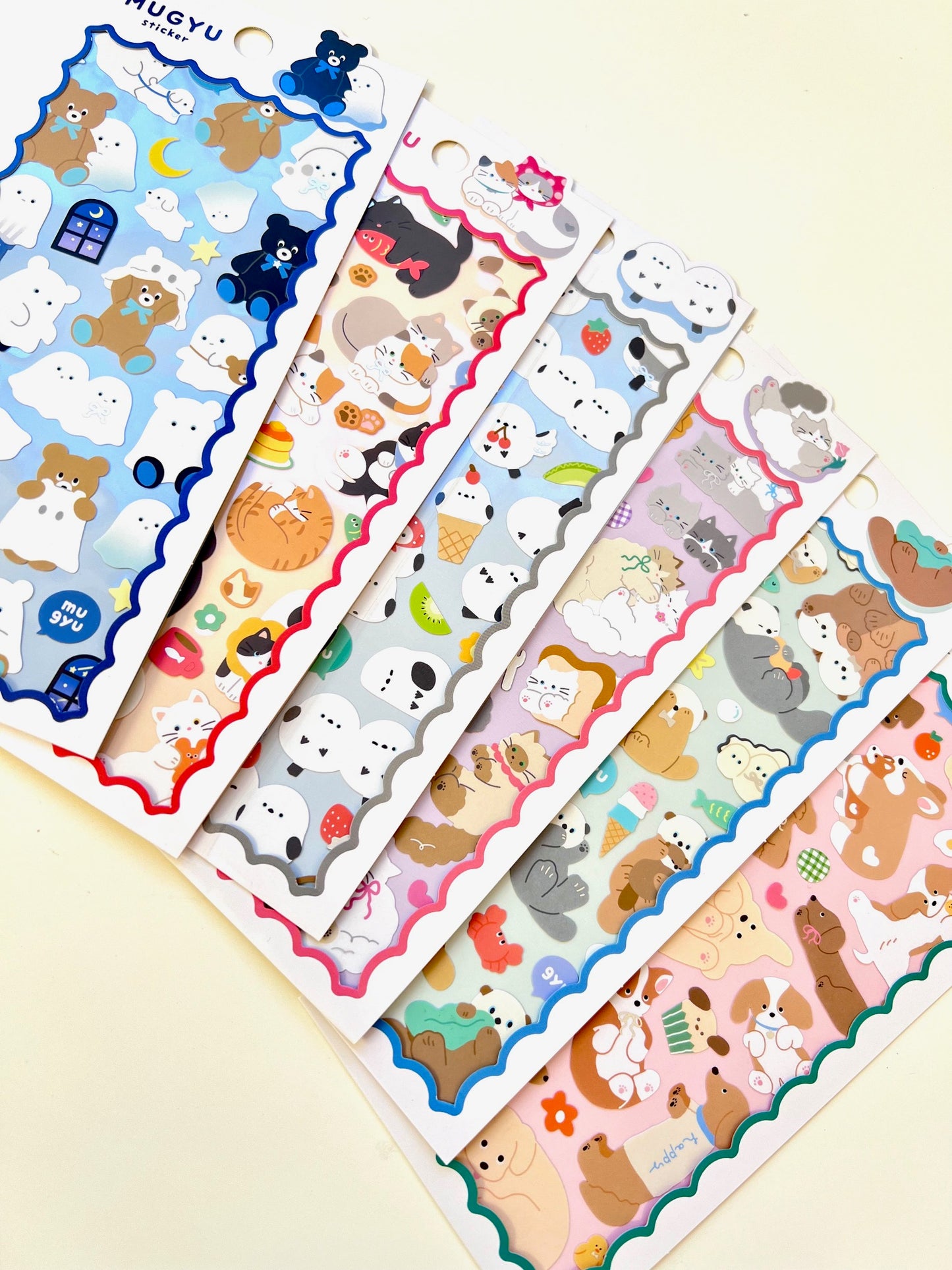 11027 Cute Animals Assorted Stickers-12