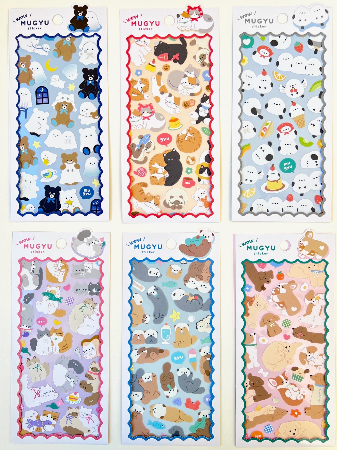 11027 Cute Animals Assorted Stickers-12