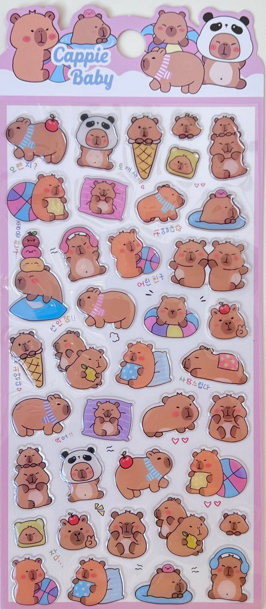 11048 Capybara Vol.3 Stickers-10