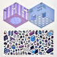 11071 3D Diorama Stickers-12