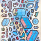 11071 3D Diorama Stickers-12
