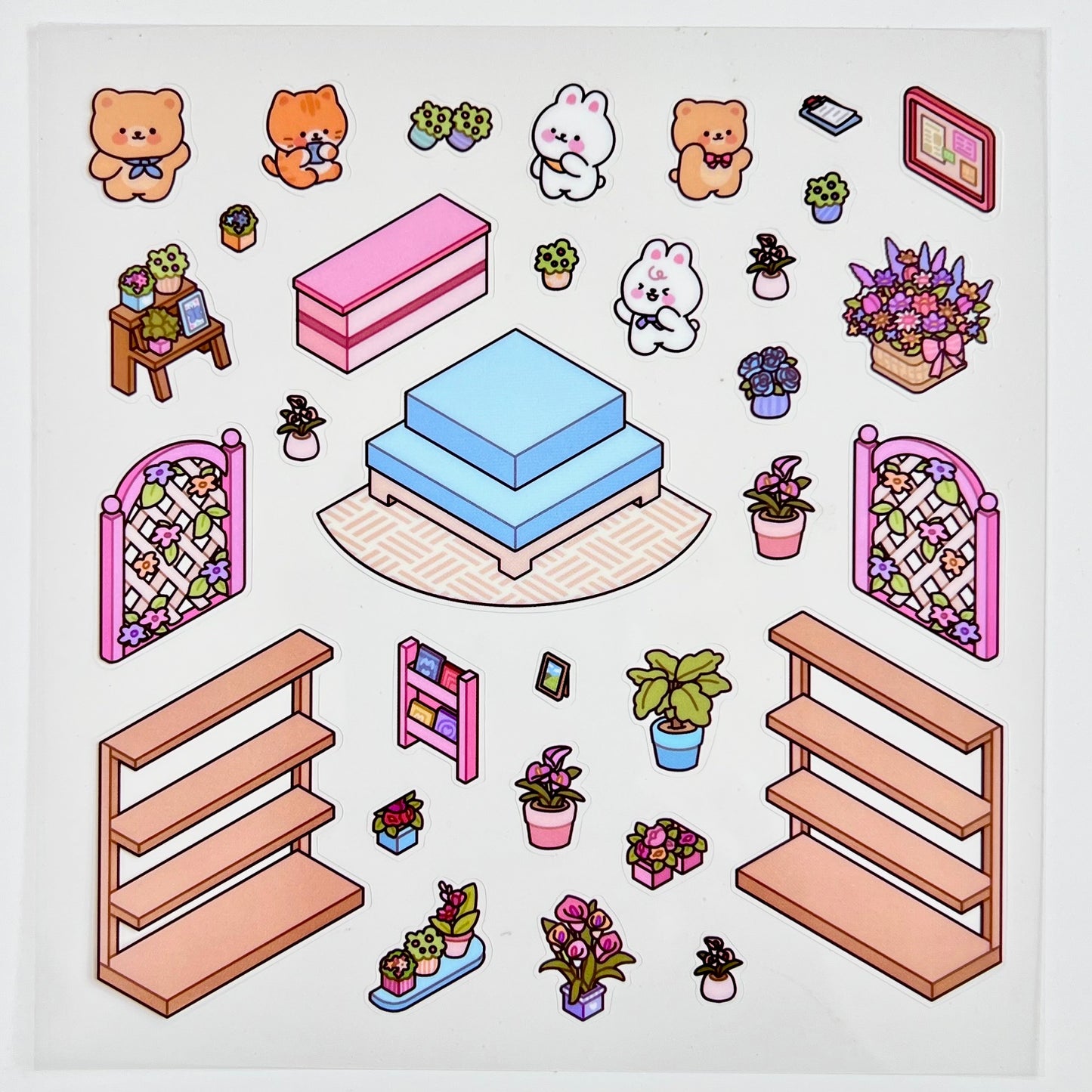 11072 3D Diorama Stores Stickers-12