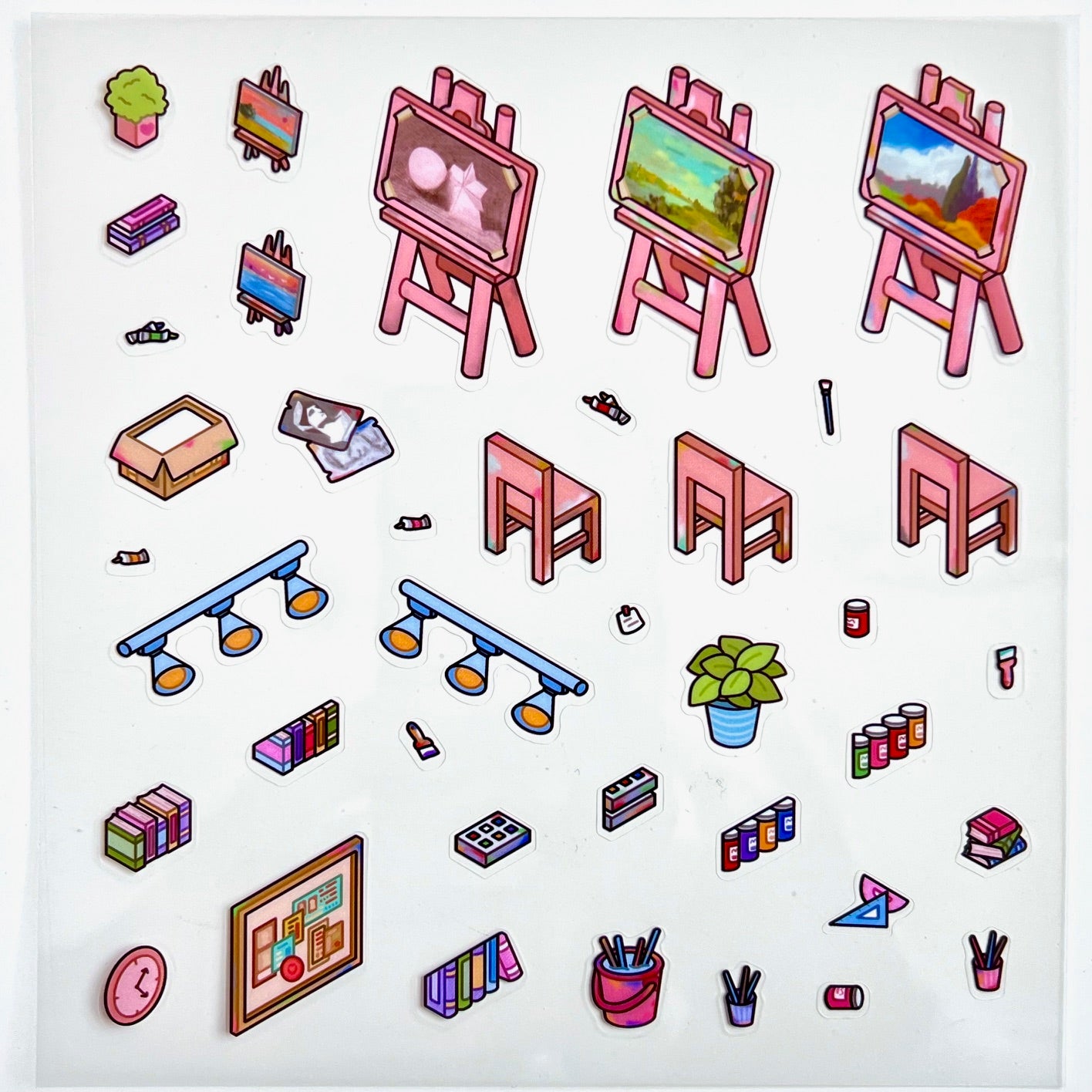 11072 3D Diorama Stores Stickers-12