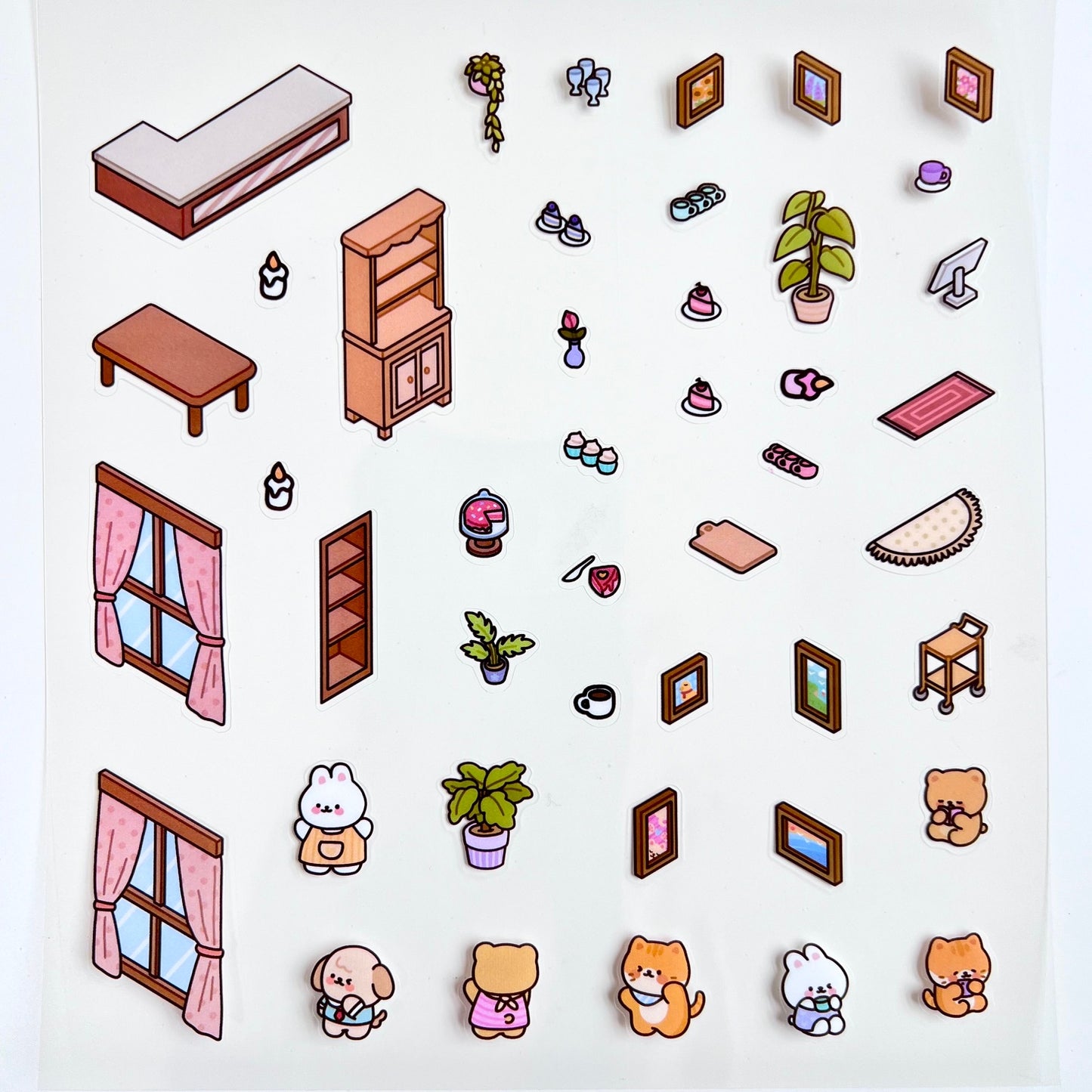 11073 3D Diorama Lifestyle Stickers-12