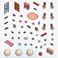 11073 3D Diorama Lifestyle Stickers-12