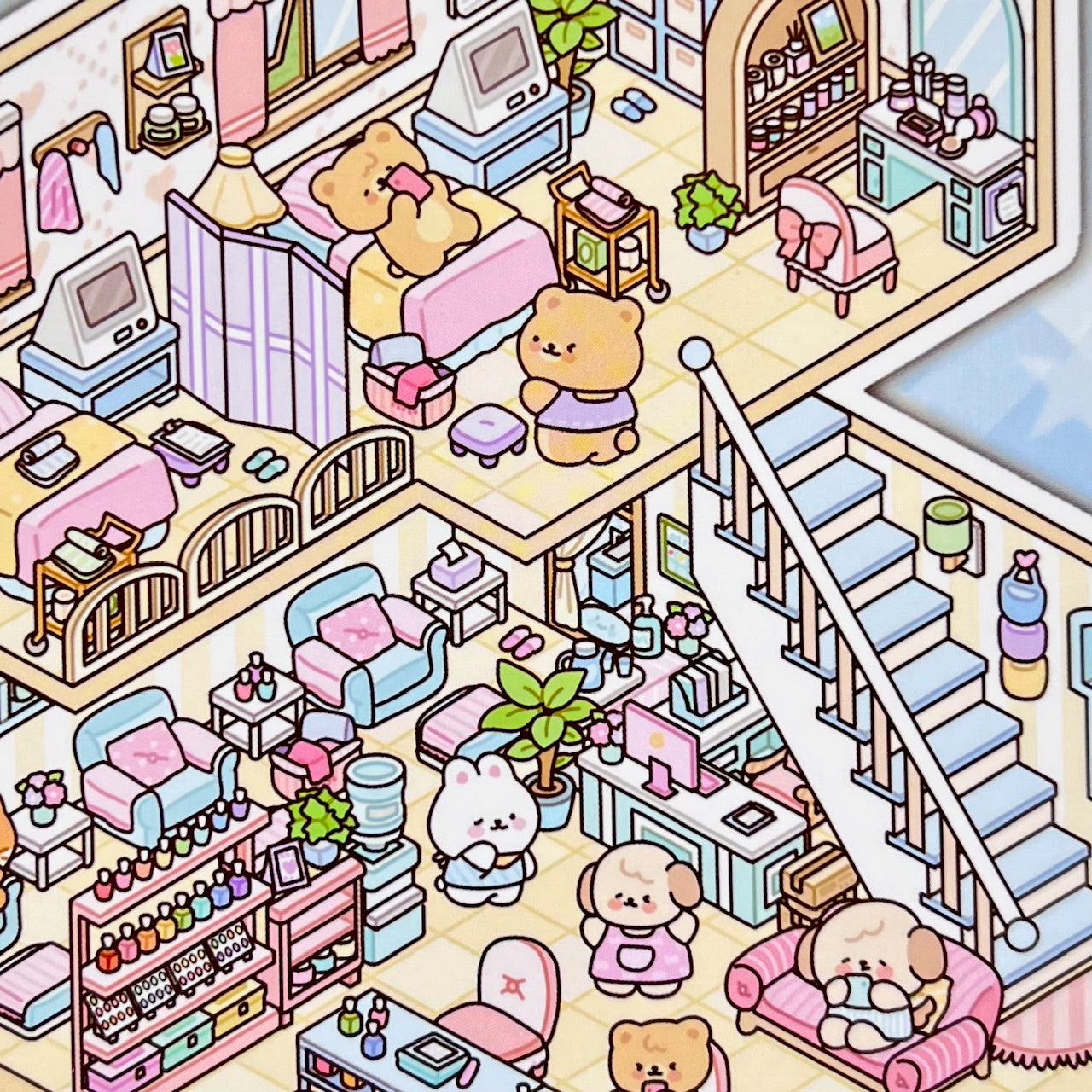 11073 3D Diorama Lifestyle Stickers-12