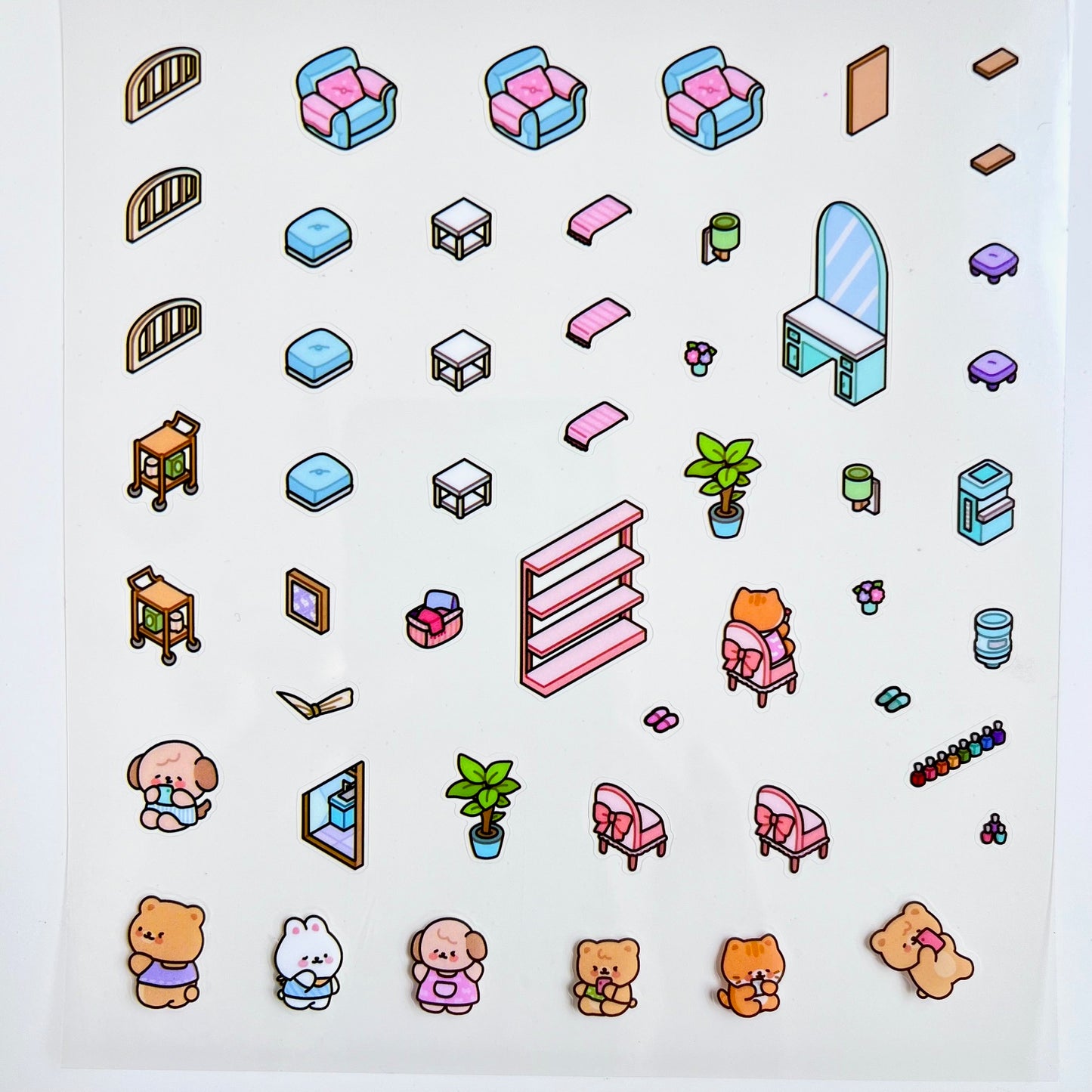 11073 3D Diorama Lifestyle Stickers-12