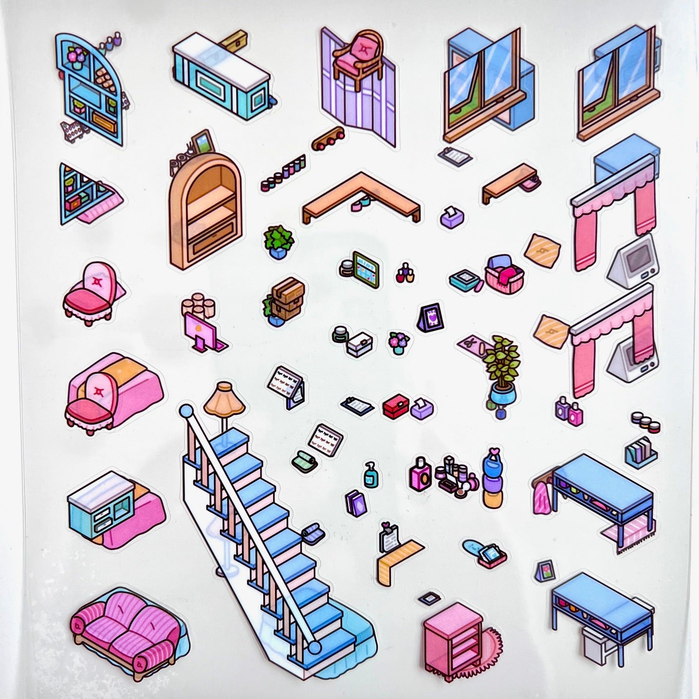 11073 3D Diorama Lifestyle Stickers-12