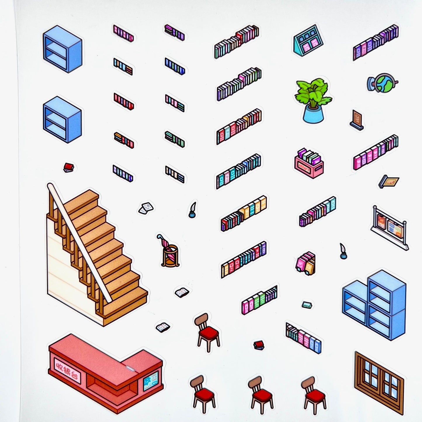 11073 3D Diorama Lifestyle Stickers-12