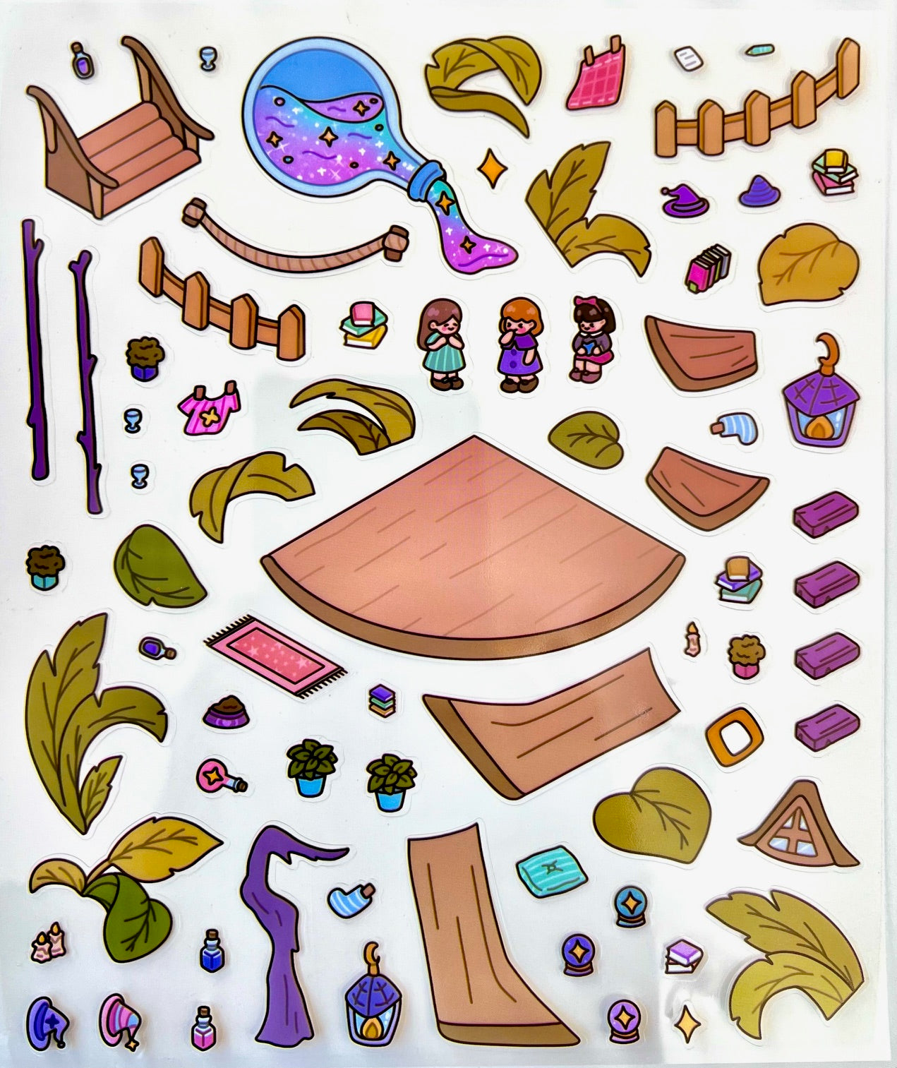 11074 3D Diorama Party Stickers-12