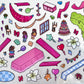 11074 3D Diorama Party Stickers-12