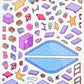 11074 3D Diorama Party Stickers-12