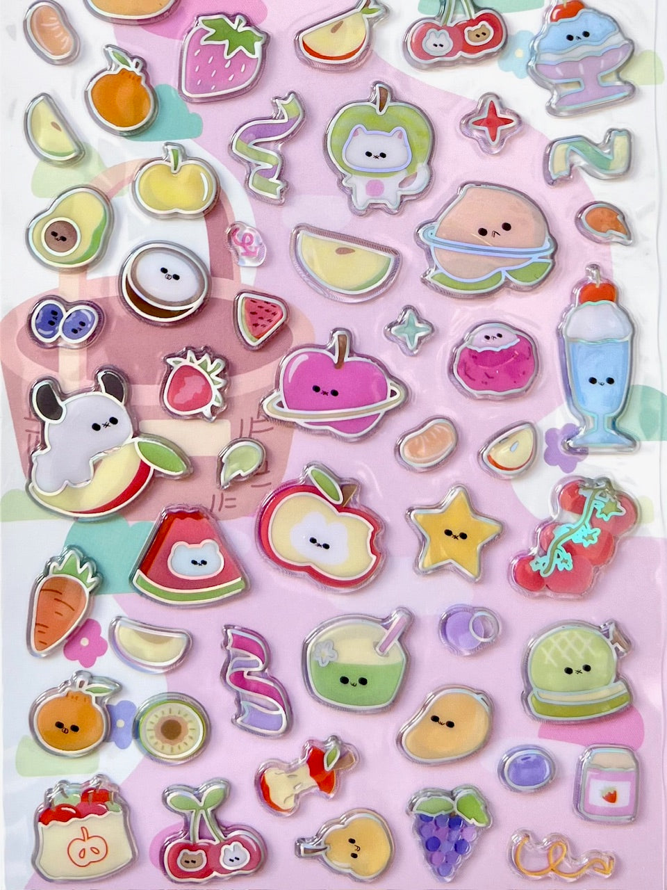 11076 Laser Glass Stickers-12