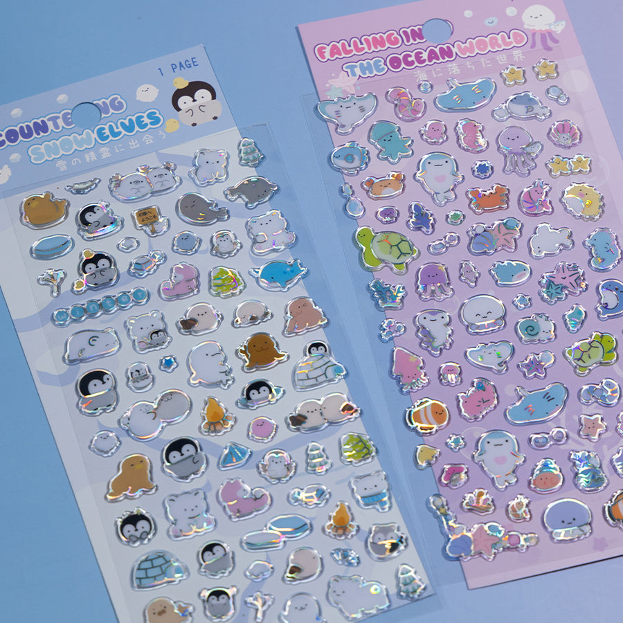 11077 Laser Glass Stickers-12