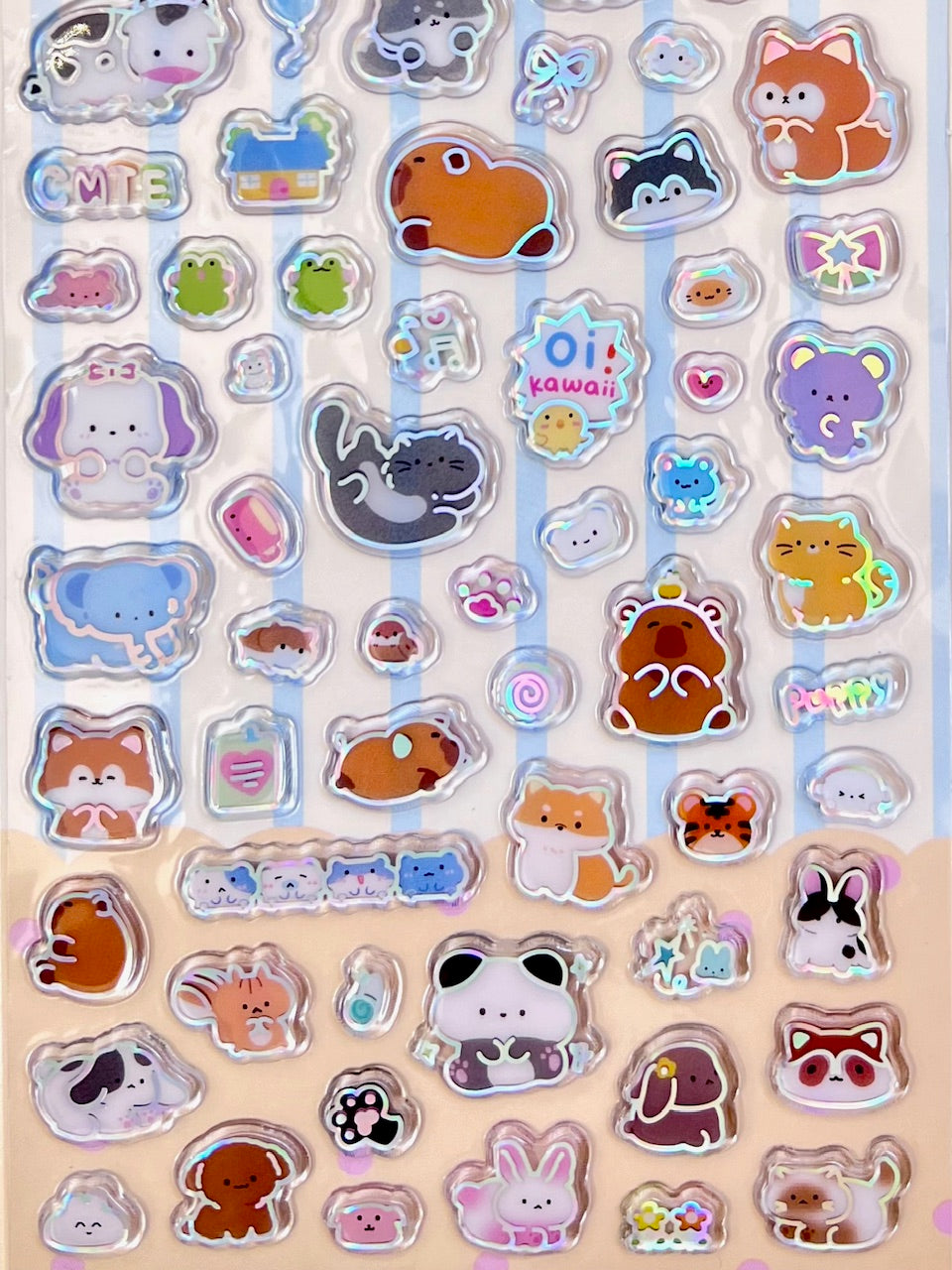 11077 Laser Glass Stickers-12
