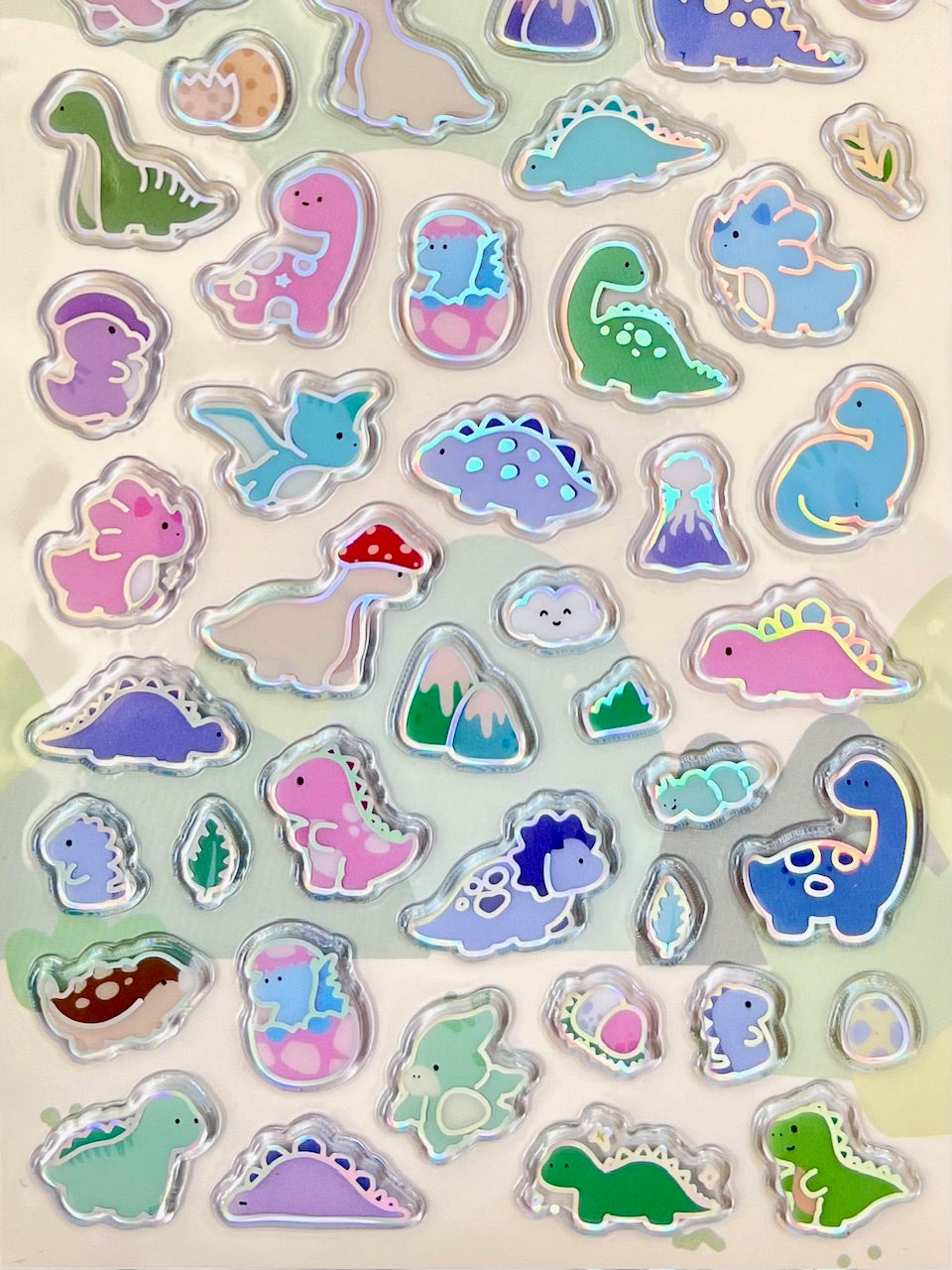 11077 Laser Glass Stickers-12