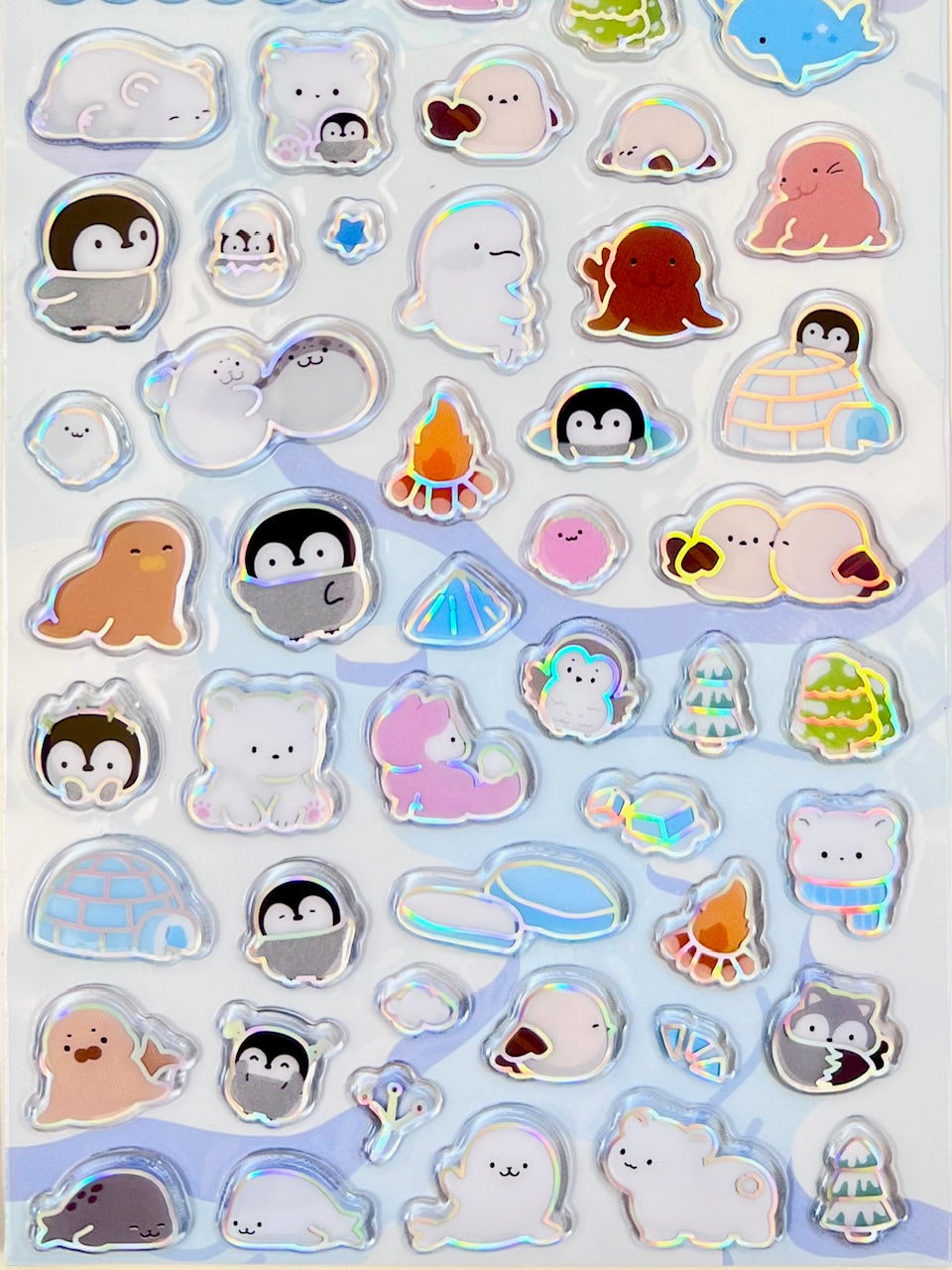 11077 Laser Glass Stickers-12