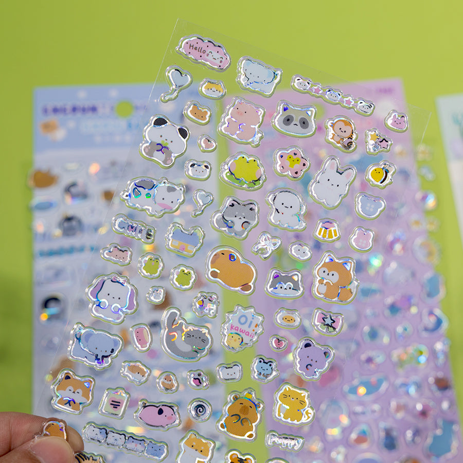 11077 Laser Glass Stickers-12